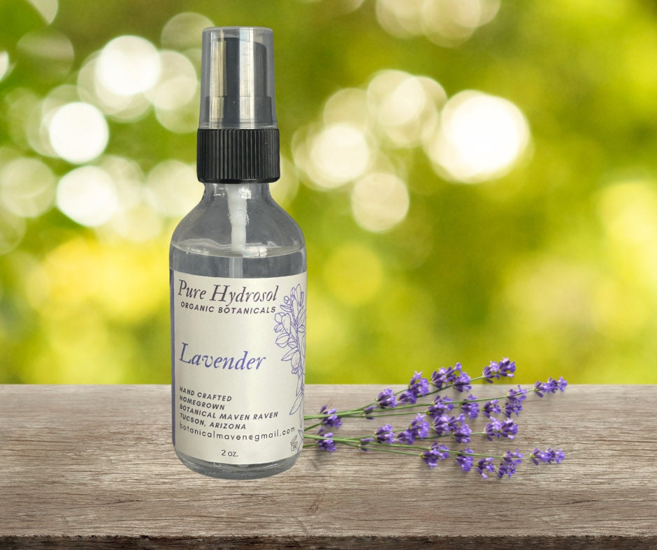 Lavender Hydrosol: Organic Aromatherapy Spritz