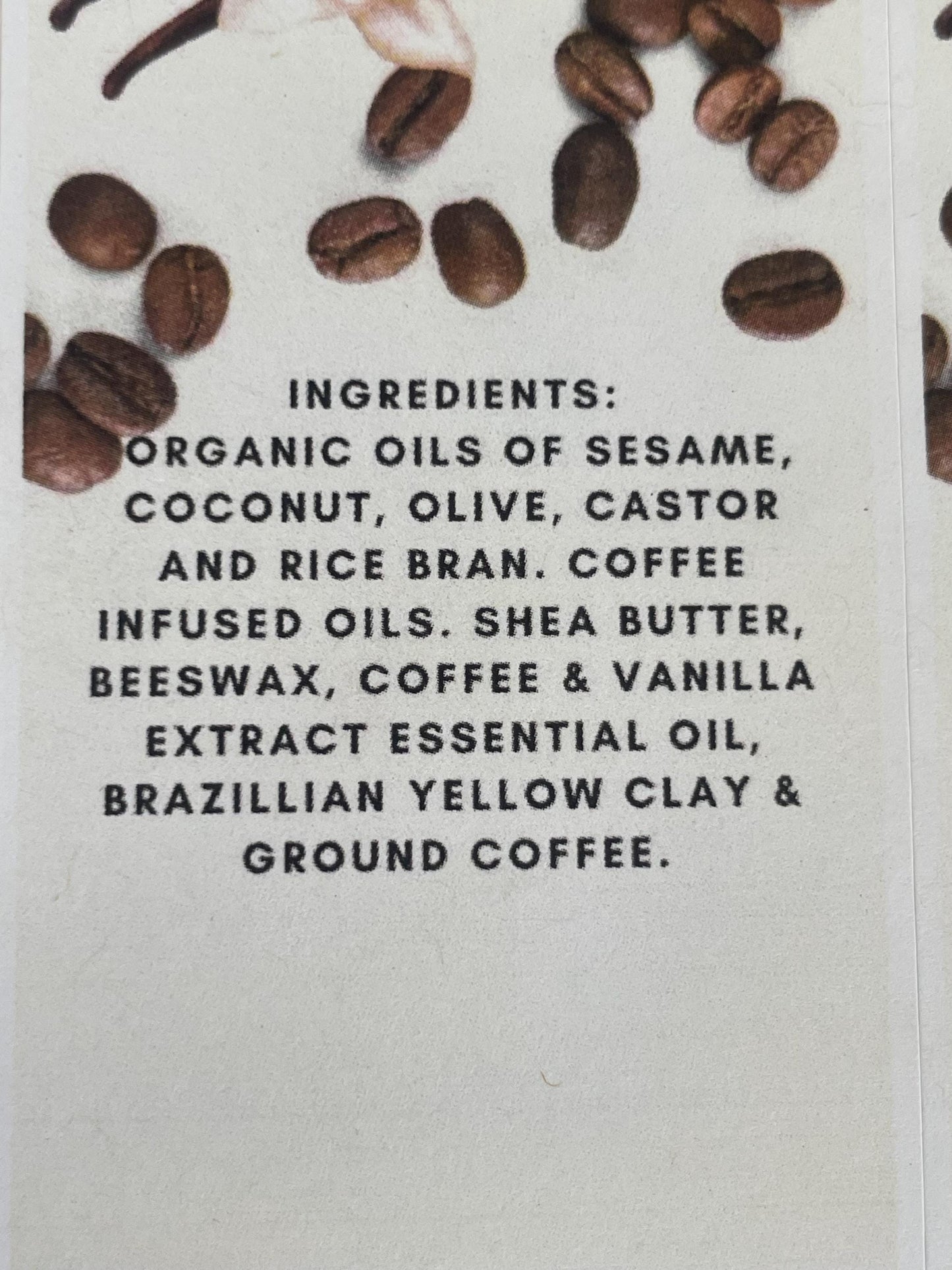 Coffee Vanilla Exfoliating Soap: Locally Roasted, Purifying Bar