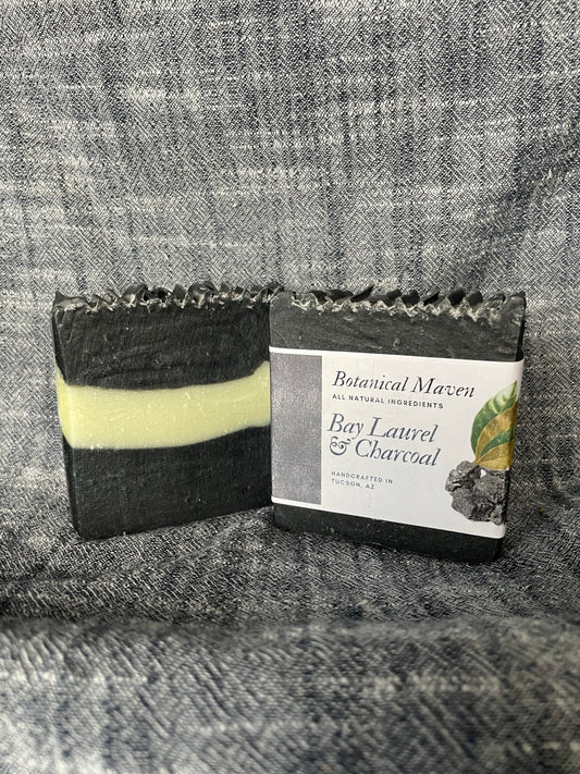 Bay Laurel & Activated Charcoal Soap