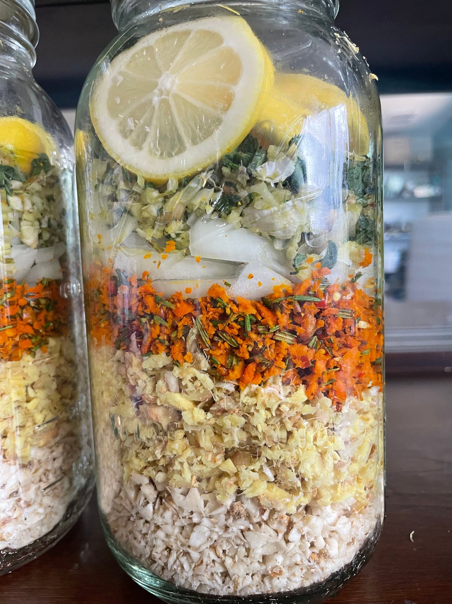 Fire Cider: Herbal Tonic with Horseradish, Ginger & Garlic (3 oz)