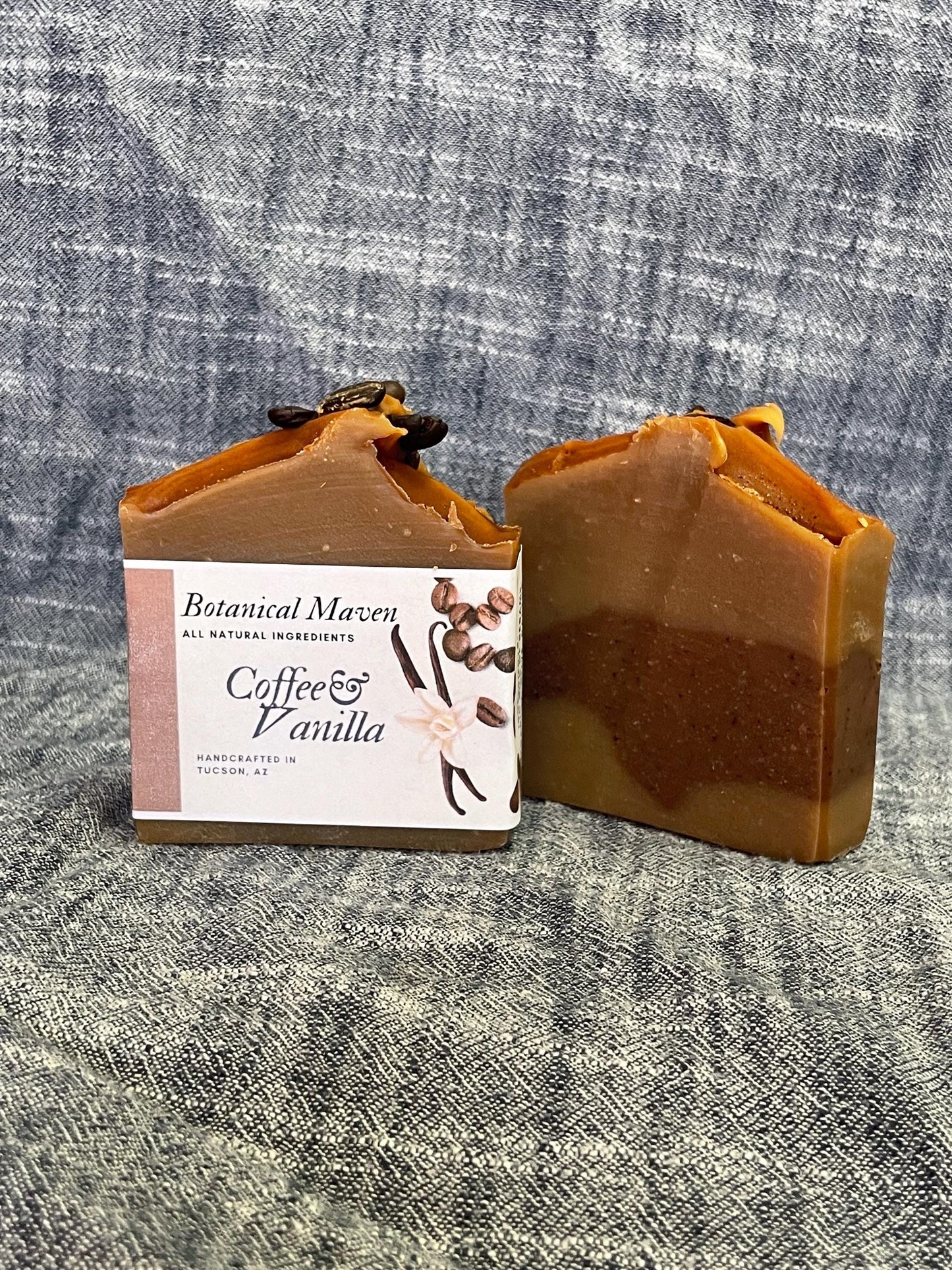 Coffee Vanilla Exfoliating Soap: Locally Roasted, Purifying Bar