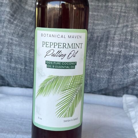 peppermint pulling oil scaled