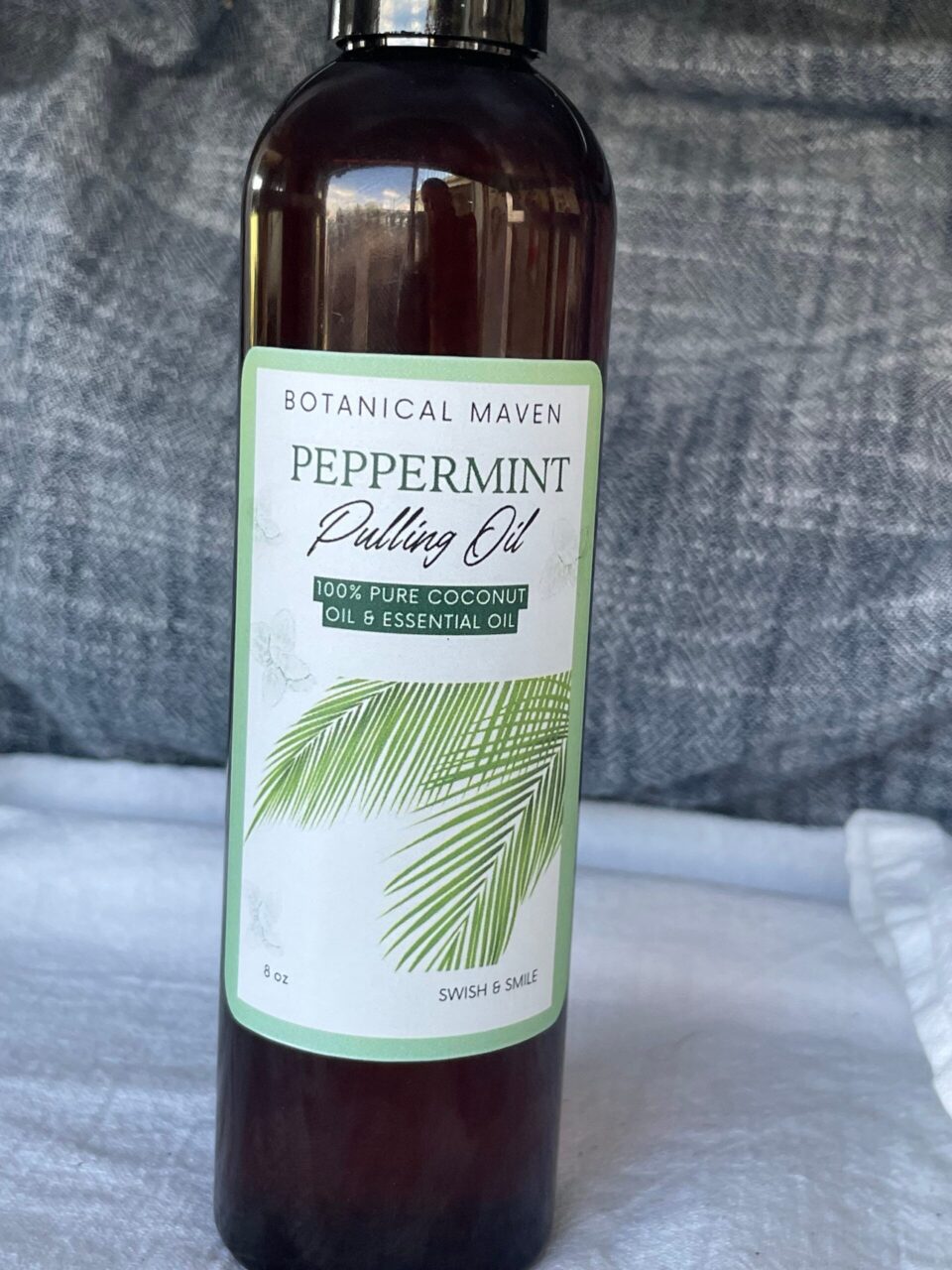 peppermint pulling oil scaled